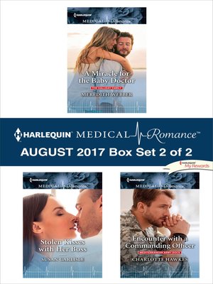 cover image of Harlequin Medical Romance August 2017--Box Set 2 of 2